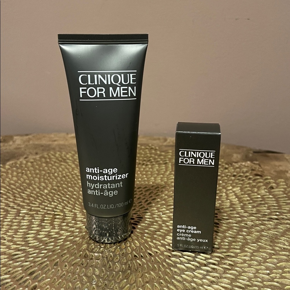 Clinique For Men Anti-age Moisturizer and Anti-age Eye Cream Bundle
